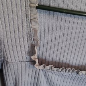 Forever 21 Light Gray Long Sleeve Dress